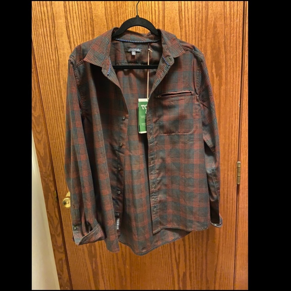 NWT Toad & Co. long sleeve flannel shirt
